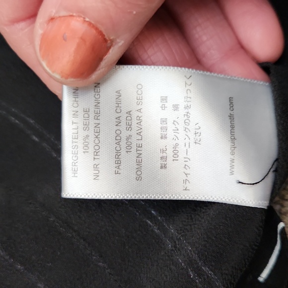 Equipment Femme Aubrey Dress Size Medium - Picture 16 of 17